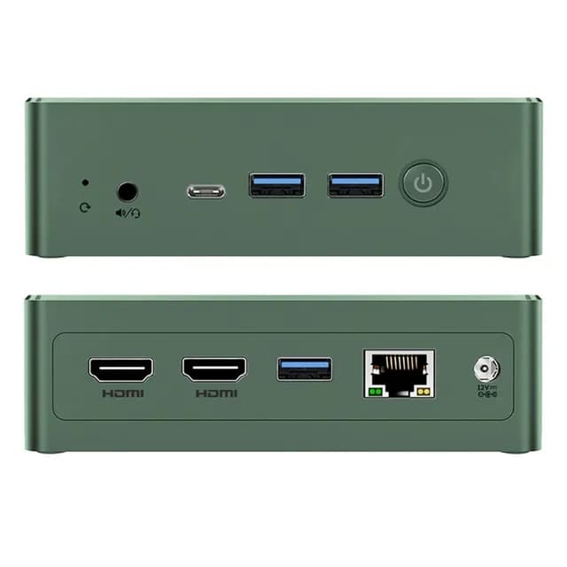 Mini PC de Bureau Bmax B6 Plus I3 10E Gen 12 Go 512 Go SSD Vert