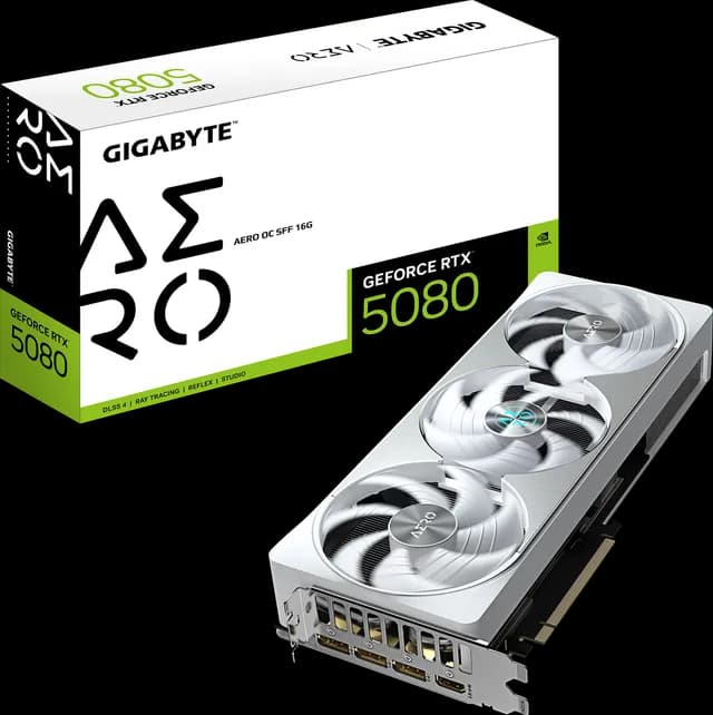Carte Graphique Gigabyte Aero RTX5080 OC 16G 3FAN