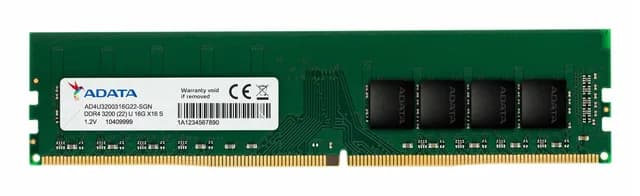 Barrette Memoire ADATA Dimm DDR4 16G 3200 MHz
