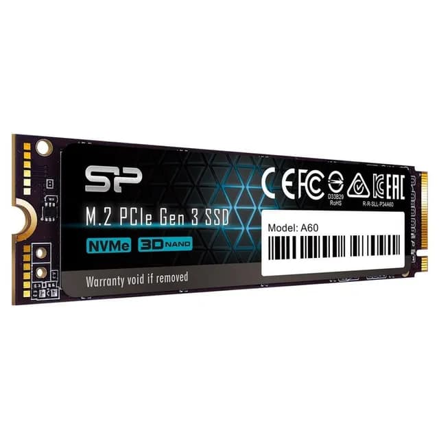 Disque Dur Silicon Power SSD 256 GB PCIE A60 M.2 2280