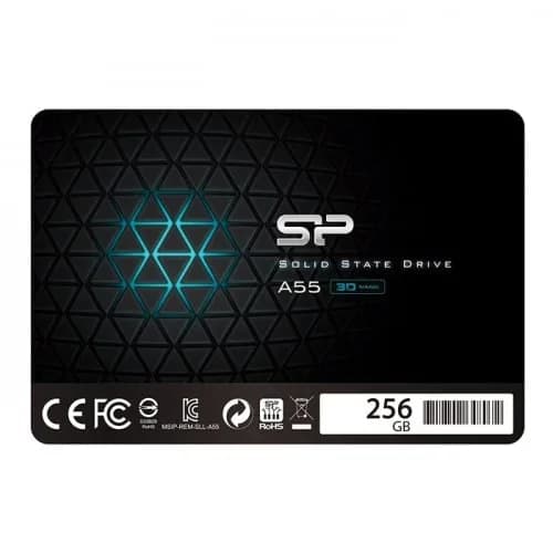 Disque Dur SSD 2.5'' Interne Silicon Power A55 SATA III 256G