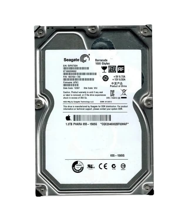 Disque Dur Interne Seagate 1T SATA 3.5