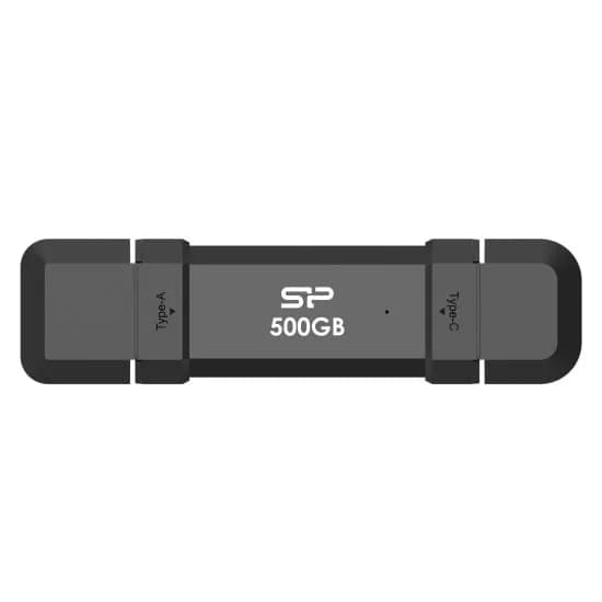 Flash Silicon Power DS72 USB3.2 Typec 500G Rouge
