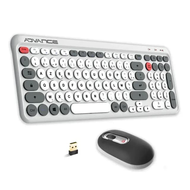 Ensemble Clavier Souris Sans Fil Advance Ergostyle CLS-9100RF