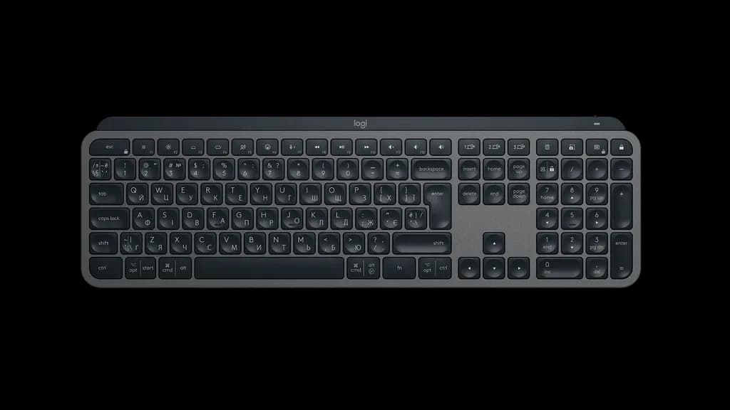 Clavier Sans Fil Logitech MX Keys S AZERTY - Graphite