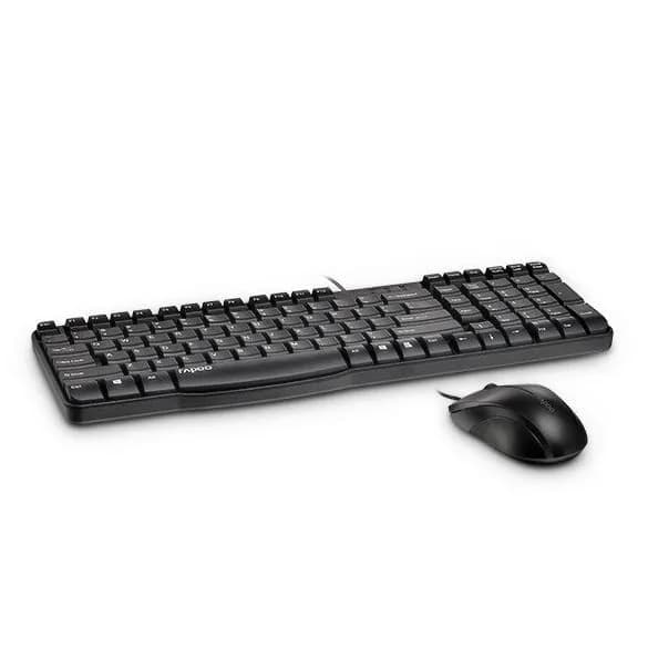 Rapoo N1850 - Ensemble Clavier et Souris Filaire QWERTY