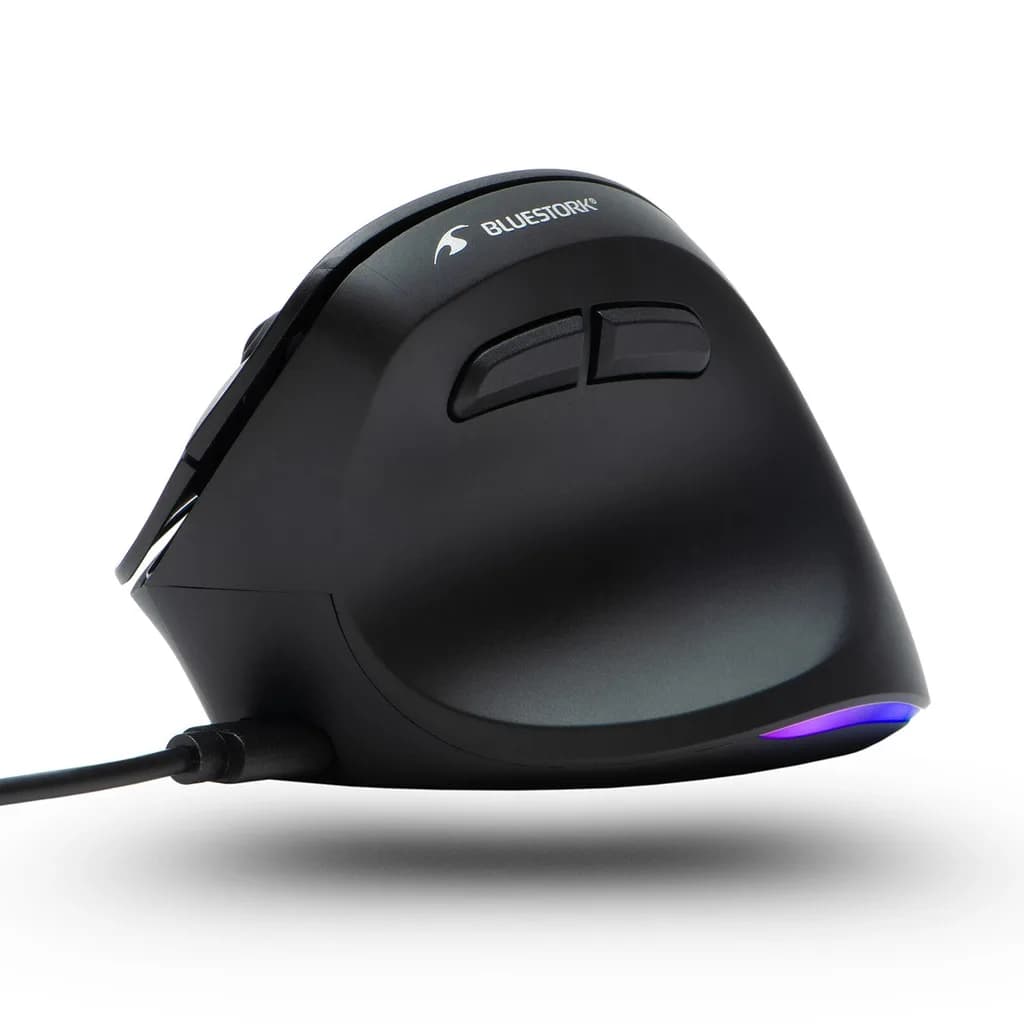 Souris Bluestork Ergonomic Filaire 7600DPI Black