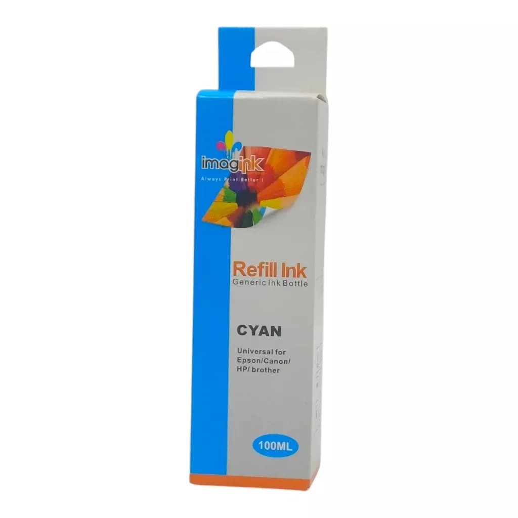 Bouteille d'Encre Adaptable Epson Ecotank 101/103 70ML Cyan
