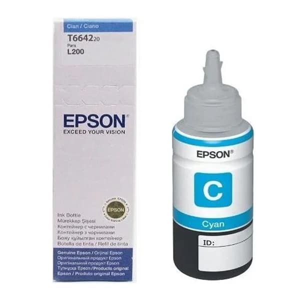 Bouteille d'Encre Original Epson T6642 - Cyan