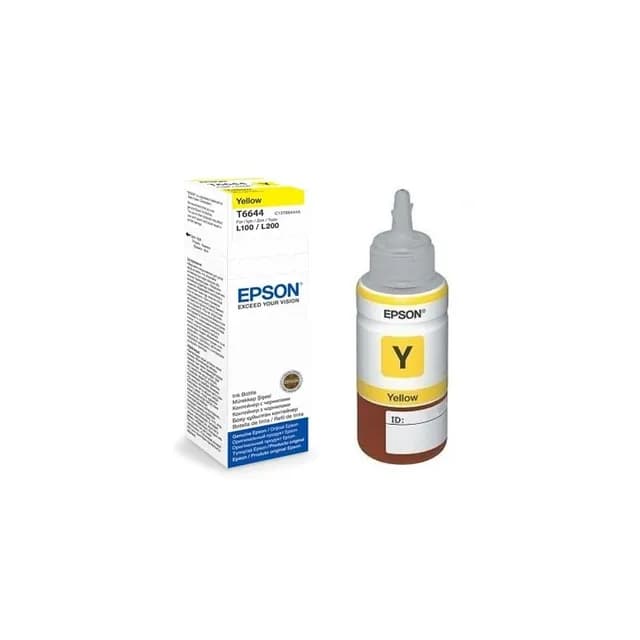 Bouteille d'Encre Original Epson T6644 - Jaune