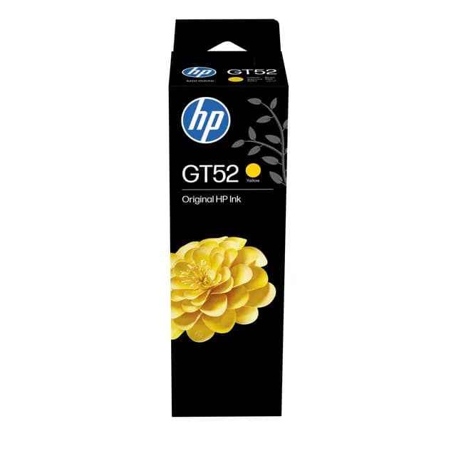 Bouteille d'Encre HP Original GT52 Jaune