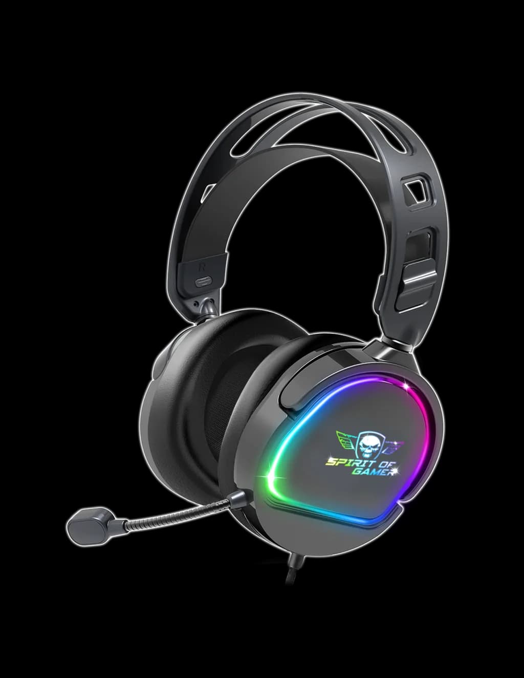 Casque Gaming Spirit OF Gamer Sog PRO-H6 Dark RGB