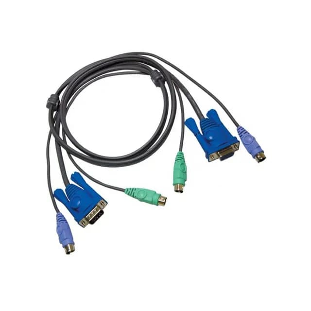 Câble KVM 1,5 M VGA / PS/2