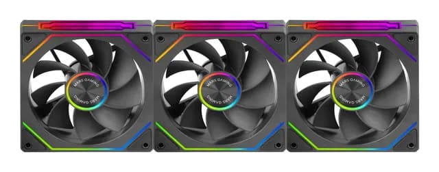 Pack 3 Ventilateurs Mars Gaming MF-LINKFINITYKIT2R RGB