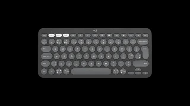 Clavier Sans Fil Logitech Pebble Keys 2 K380S Bluetooth AZERTY - Blanc