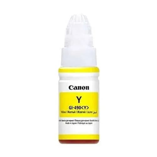Bouteille d'Encre Original Canon GI-490J Yellow 7000 Pages