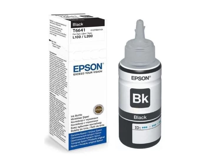 Bouteille d'Encre Epson T6641 Noir 70ML