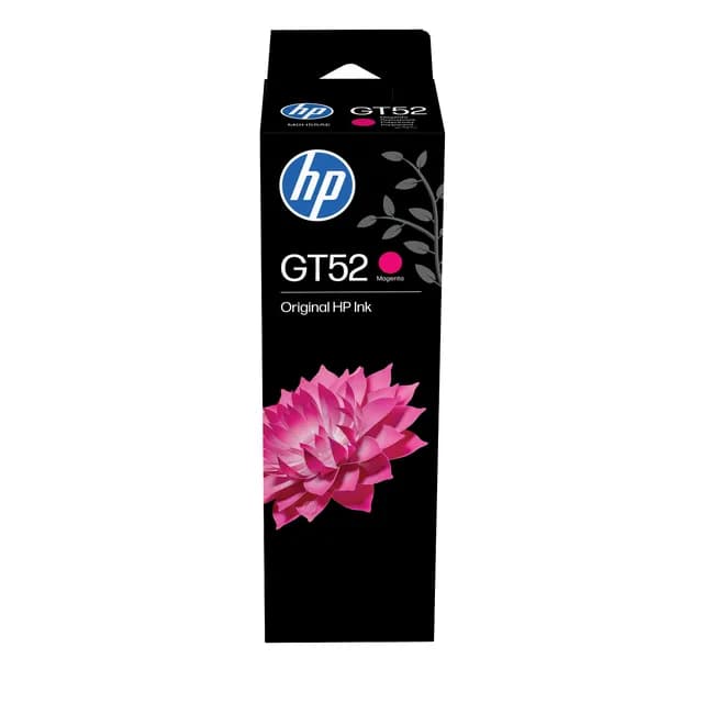 Bouteille d'Encre Originale HP GT52 Magenta