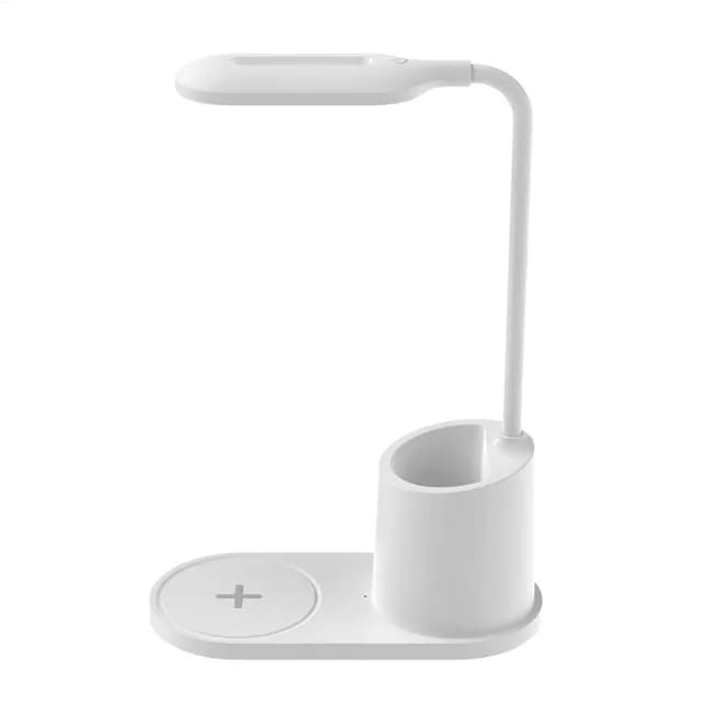 Lampe LED Platinet avec Chargeur Sans Fil 10W Blanc