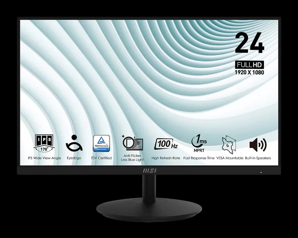 Ecran MSI Pro MP242A 23.8" FHD 100 Hz