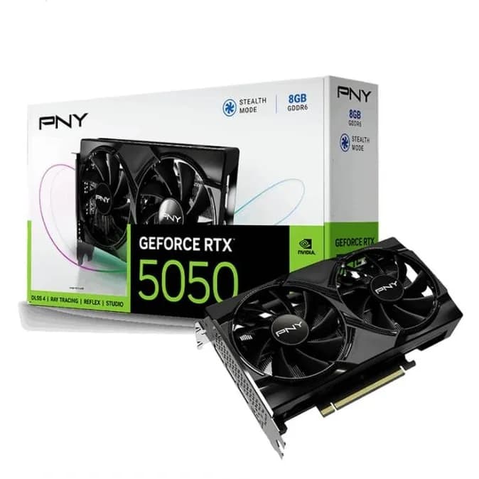 Carte Graphique Gamer PNY Geforce RTX5050 8G Dual Fan