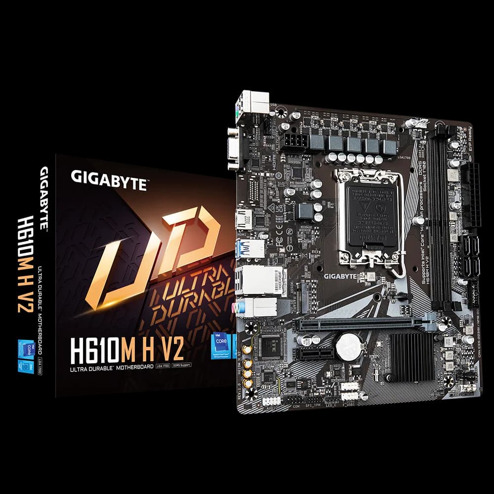 Carte Mere Gigabyte H610M H V2 DDR5