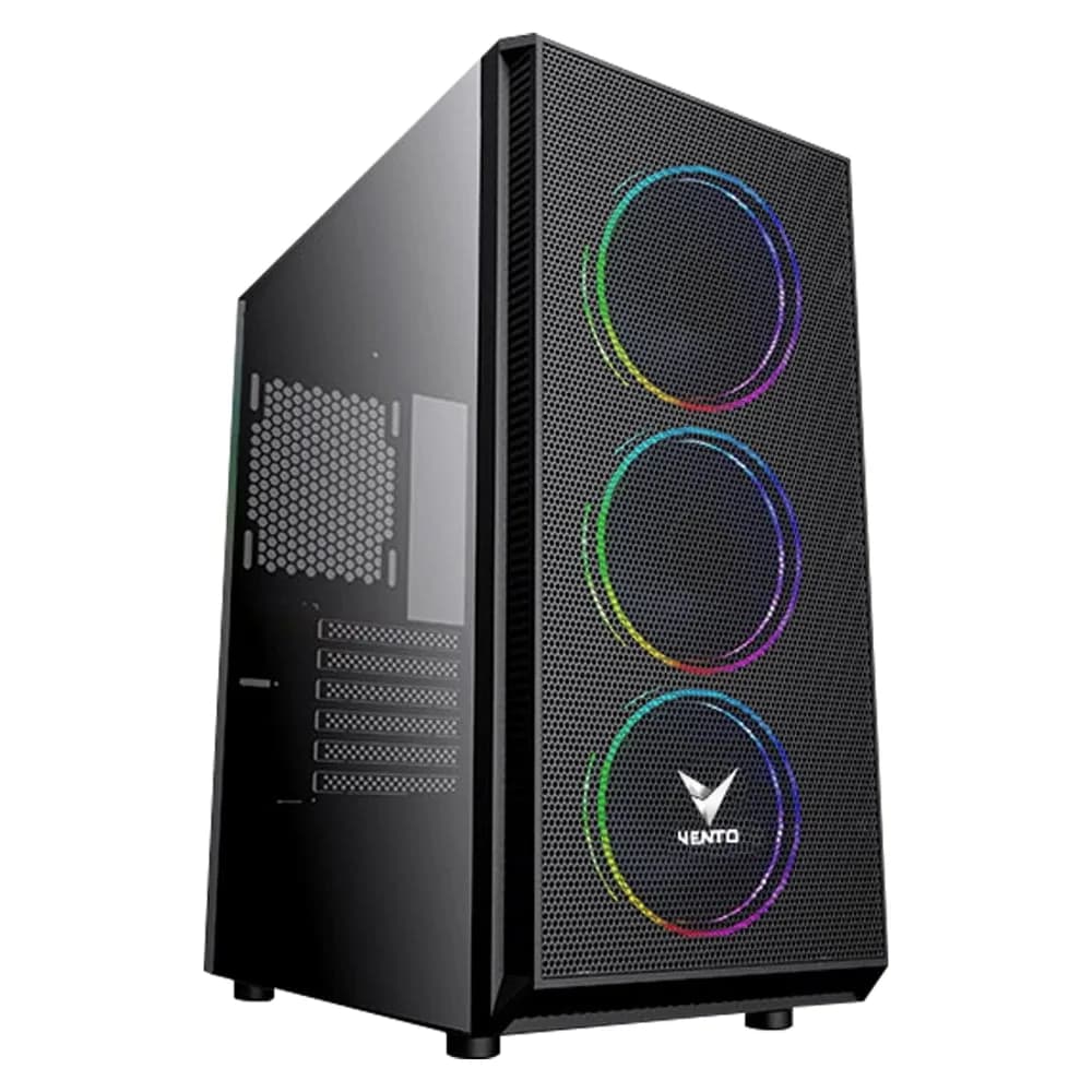 Boitier Gamer FSP Vento Glass 3 + Boite d'Alimentation Hydro 500W Bronze +80