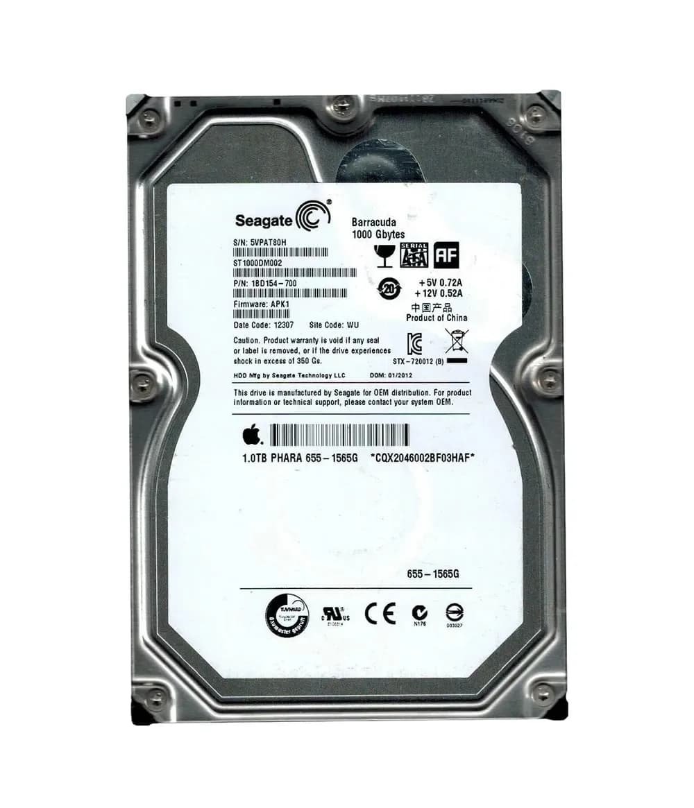 Disque Dur Interne Seagate 1T SATA 3.5
