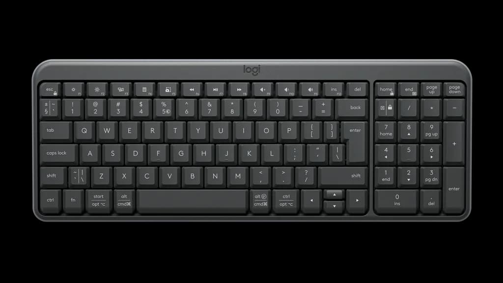 Clavier Sans Fil Logitech K250 2.4GHZ/BT Noir
