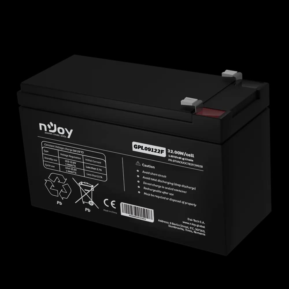Batterie Onduleur Njoy T2/F2 V3 GPL09122F 12V 9A