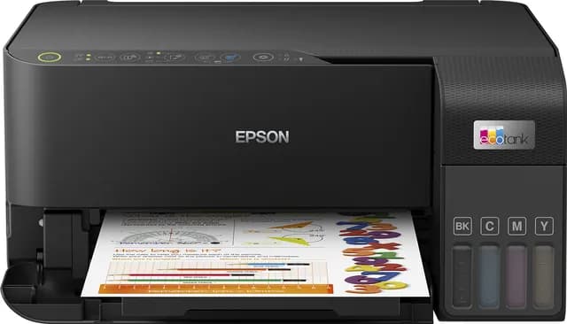 Imprimante Epson Ecotank L3550 3 en 1 à Réservoir d'Encre Couleur Wi-Fi