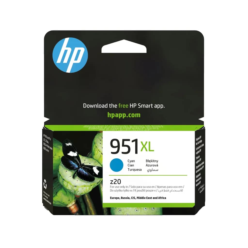 Cartouche HP 951XL Cyan pour Officjet