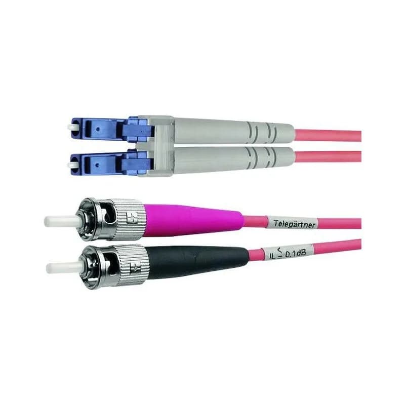 Cable de Raccordement Fibre Optique 10M Linxcom OM4 LC To LC Duplex 50/125