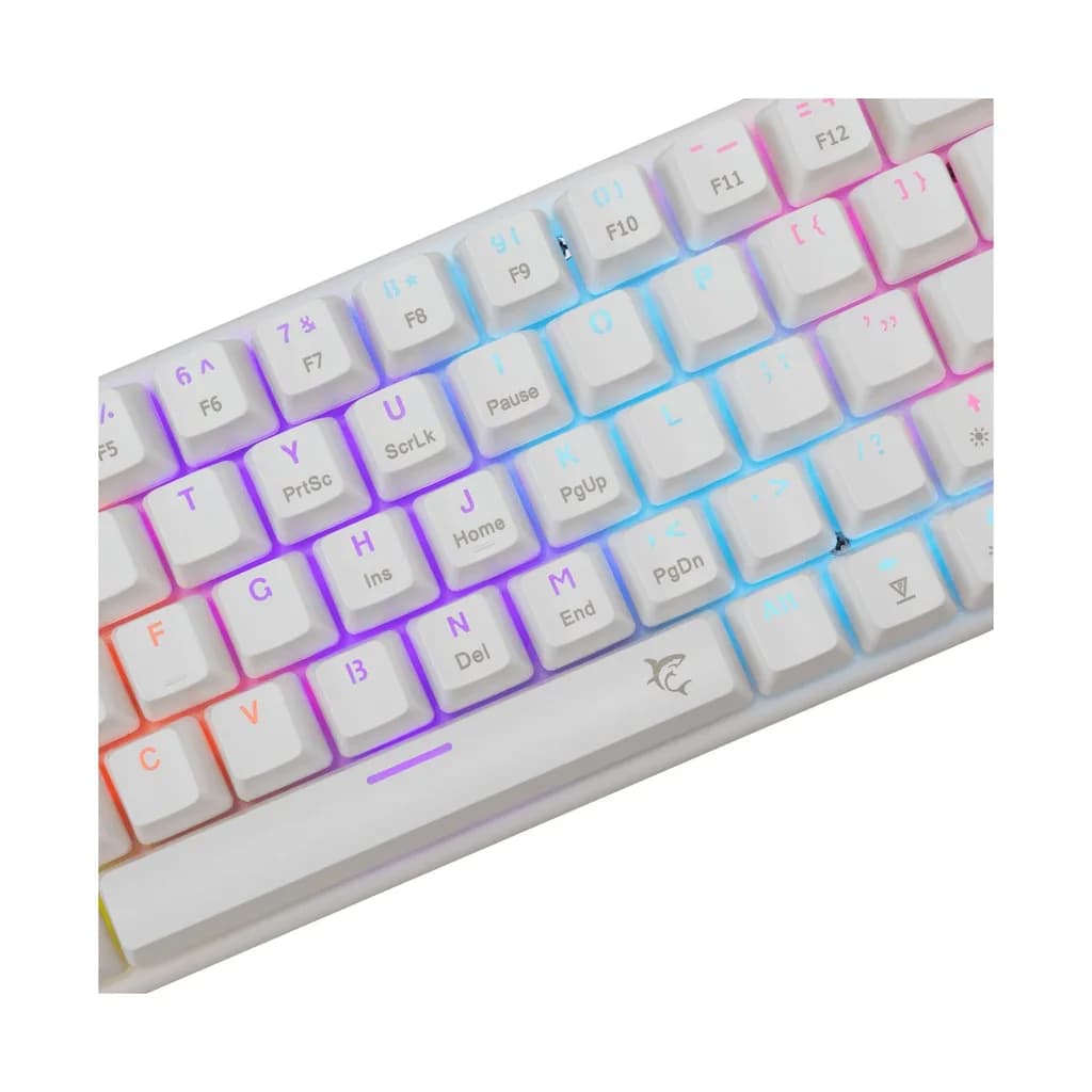 Clavier Gaming Mécanique White Shark GK-002211 Wakizashi White-Red