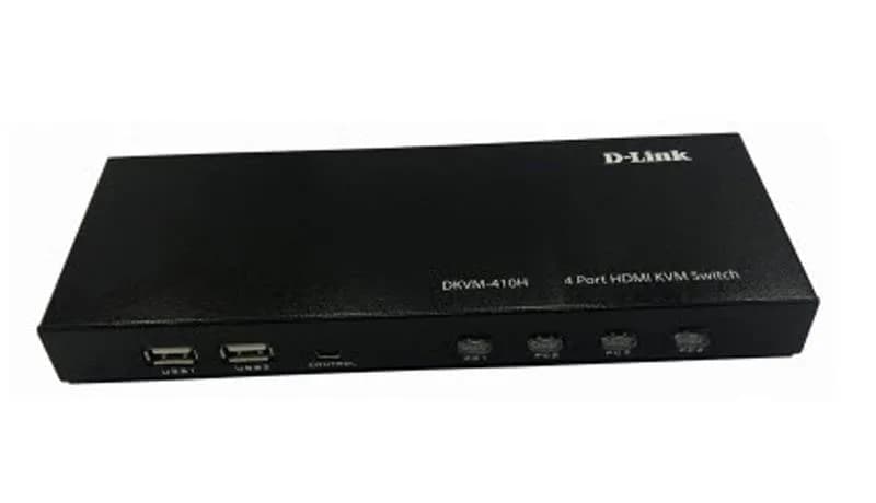 Commutateur KVM D-Link DKVM-410H 4 Ports HDMI 2.0 USB 4K