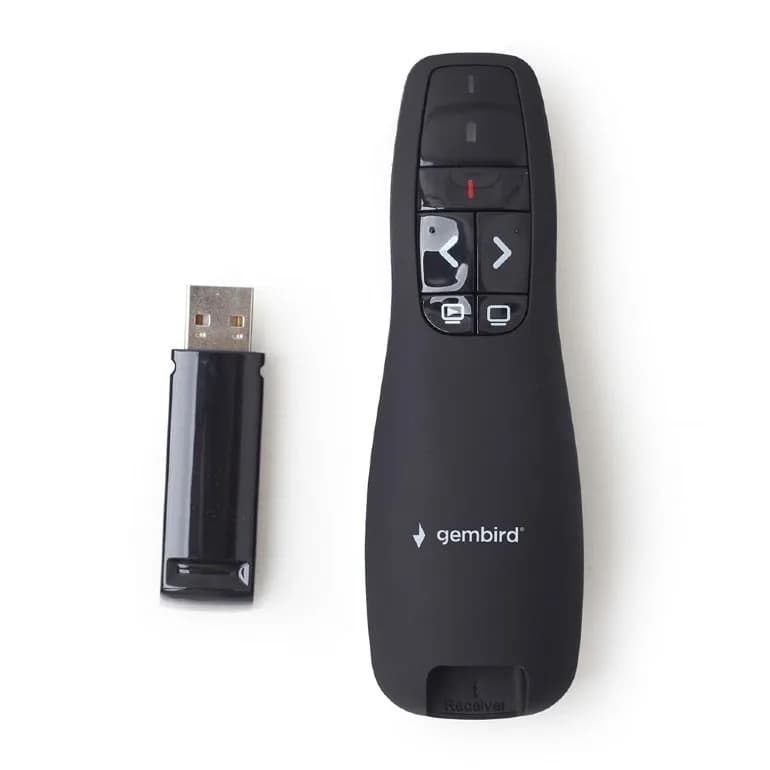 Presentateur Gembird Sans Fil avec Pointeur Laser WP-L-12
