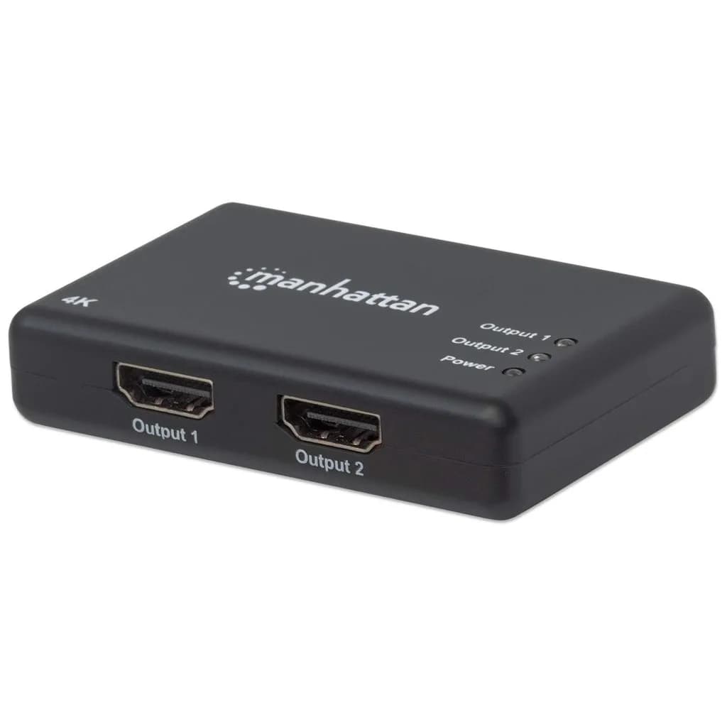 Splitter HDMI Manhattan 2 Port 4K Noir