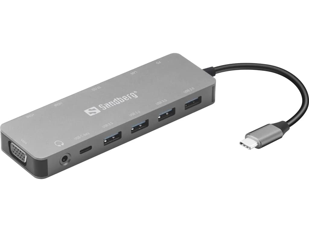 Sandberg Docking Station USB-C 13-IN-1 Travel Dock