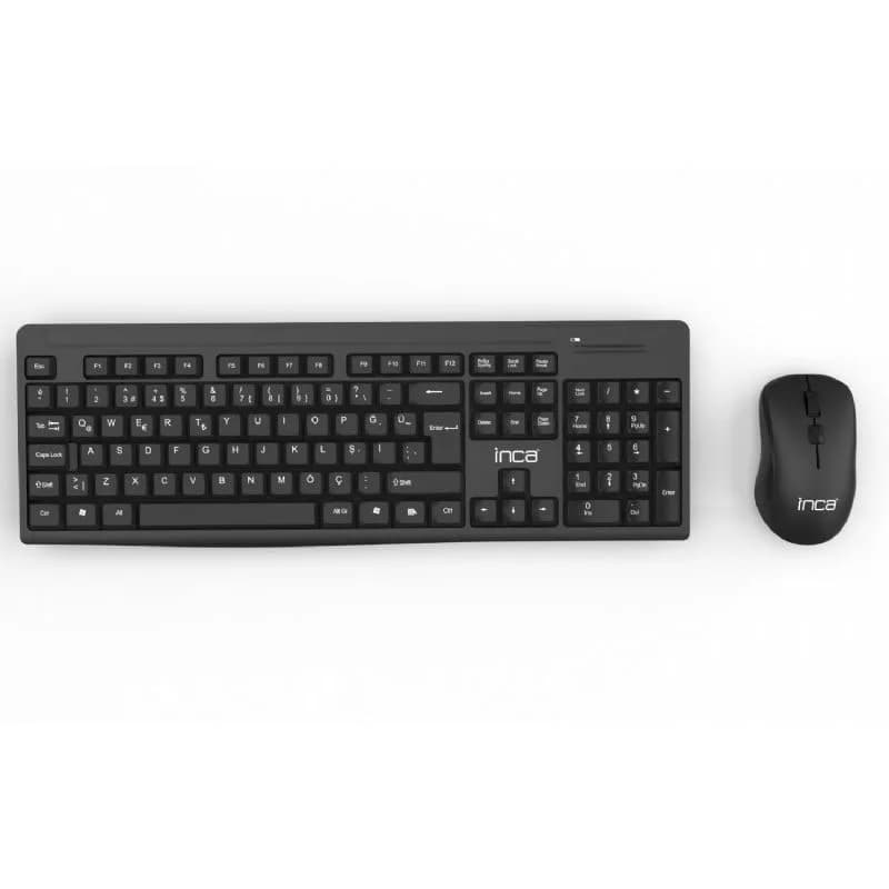 Ensemble Clavier Souris Sans Fil INCA AZERTY Arabise IWS-539T