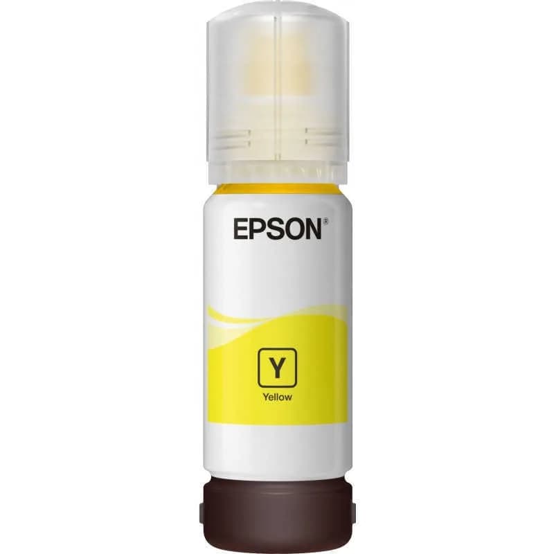 Bouteille d'Encre Original Epson Ecotank 103 Jaune 65ML