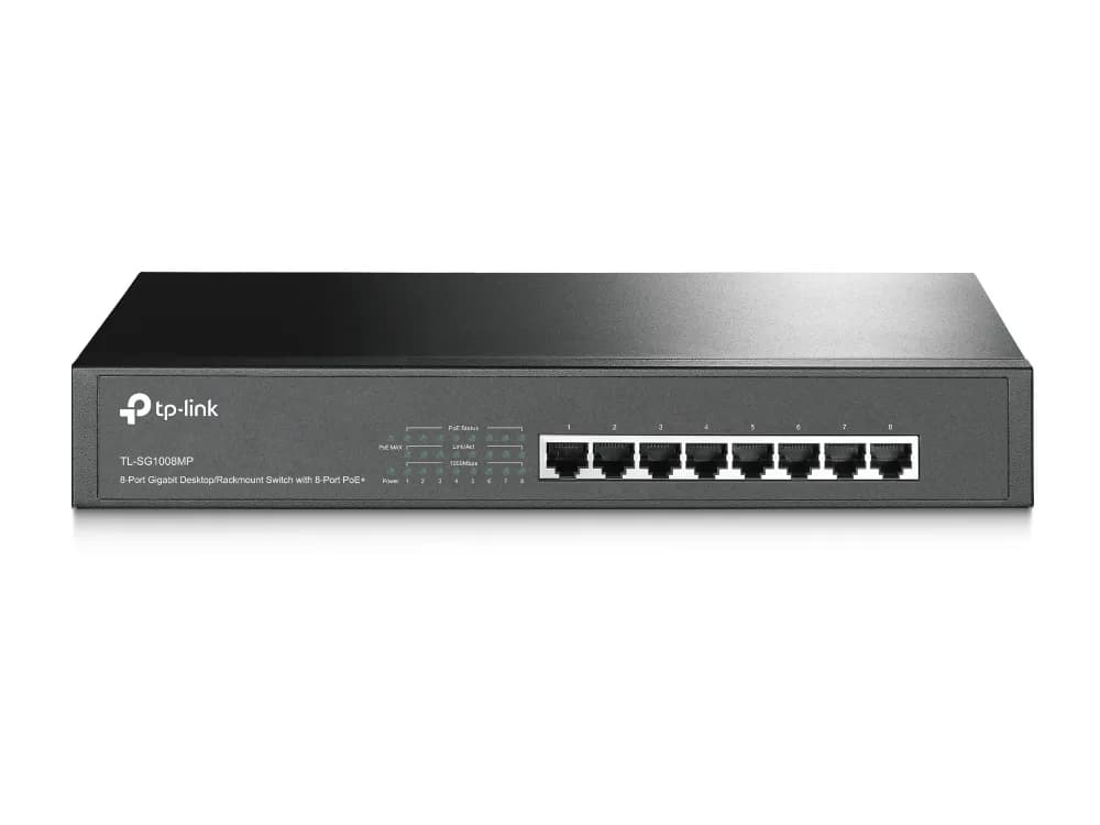 Switch TP-Link 8PORTS Gigabit Poe+ Rackable