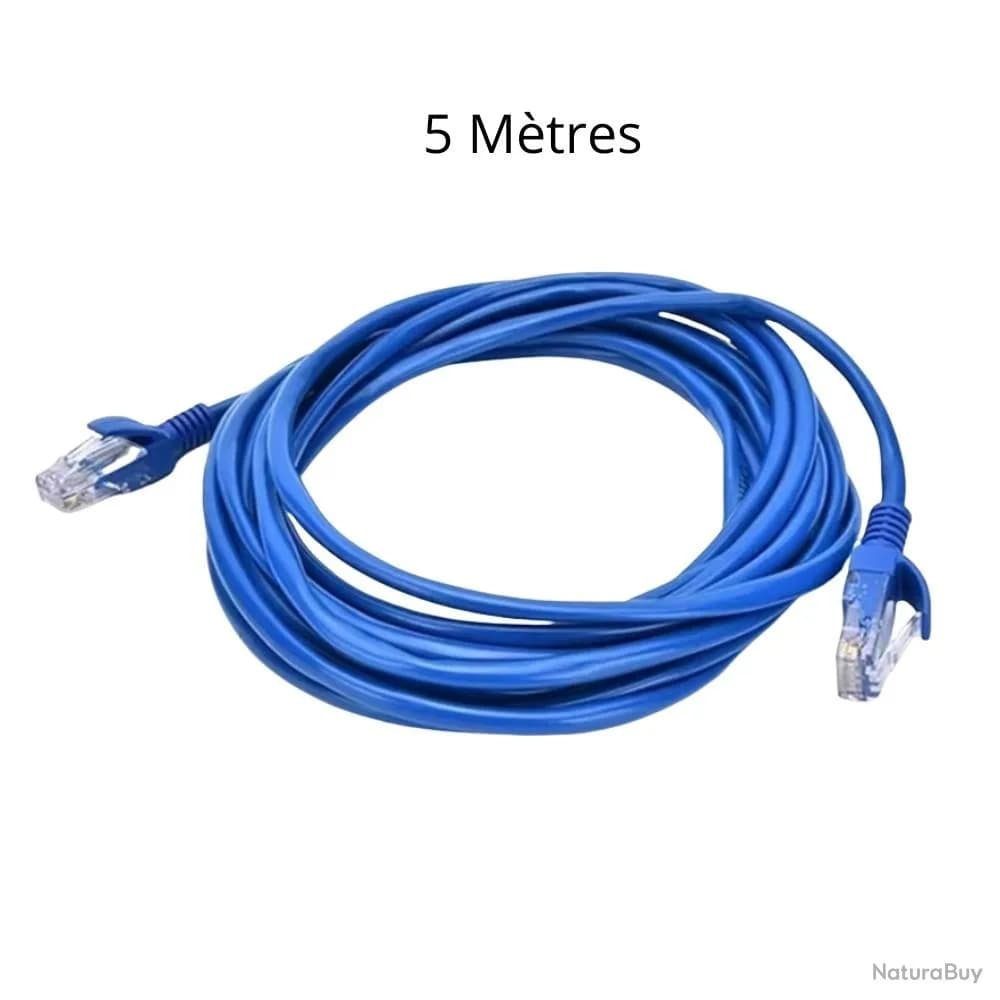 Cable Reseau RJ45 3M Utp CAT6 Bleu