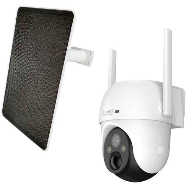 Camera de Surveillance Arenti Sans Fil 3MP 4G avec Panneau Solaire