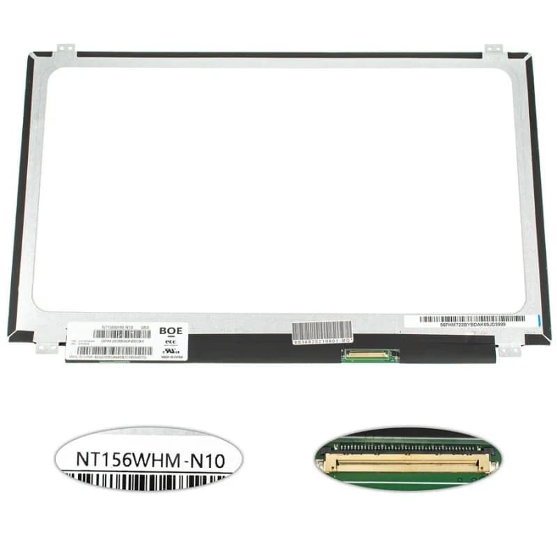 Afficheur 15.6" LED Slim 40PIN HD avec Fixation NT156WHM-N10